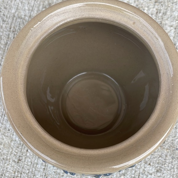 Hartstone Feather Pottery Sugar Dish Bowl Primitive Handmade USA Honey - Picture 3 of 4